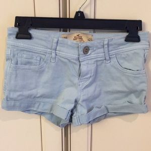 Baby blue Hollister shorts